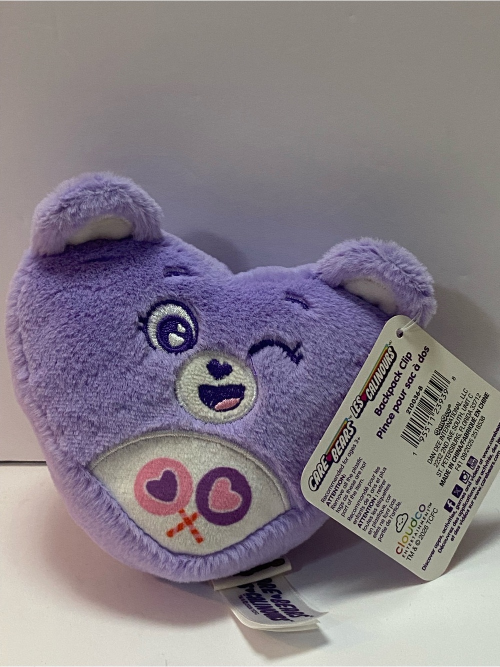 Care bear backpack clip